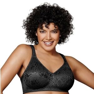 900020 - New Women's 4745 PLAYTEX 18 Hour Ultimate Lift & Support Bra Black 42C